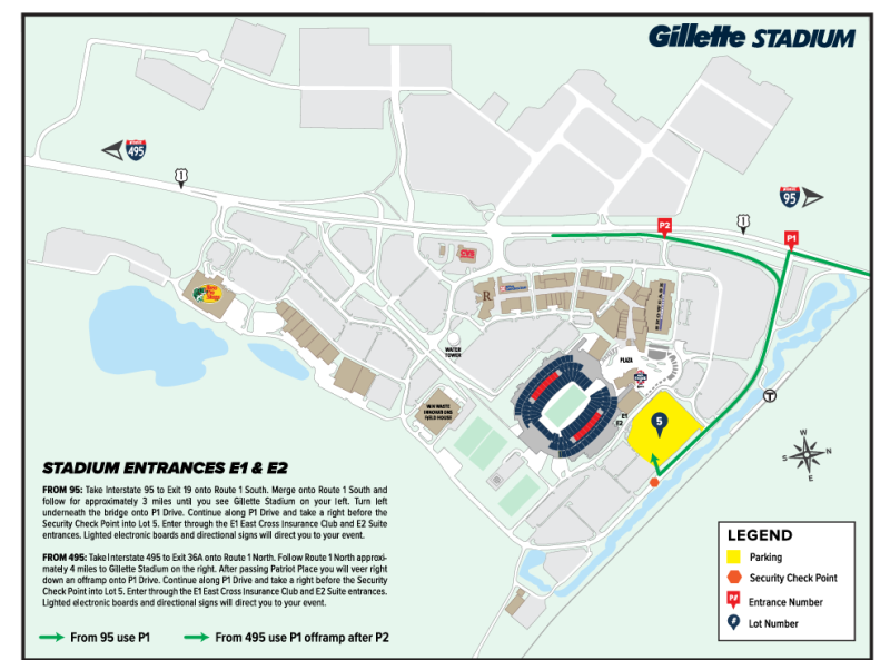 2025 Mash-Up parking map for Gillette