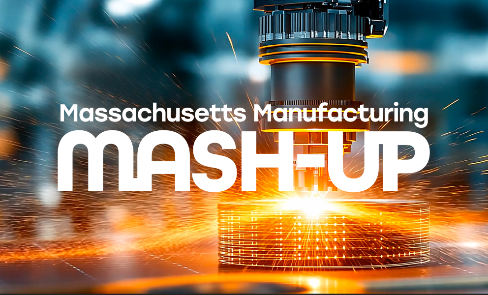 Mash-Up logo with Laser Spark image